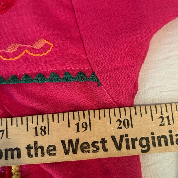 Embroidered pullover dress in bright pink – BEAUTIFUL! - Picture 11 of 13